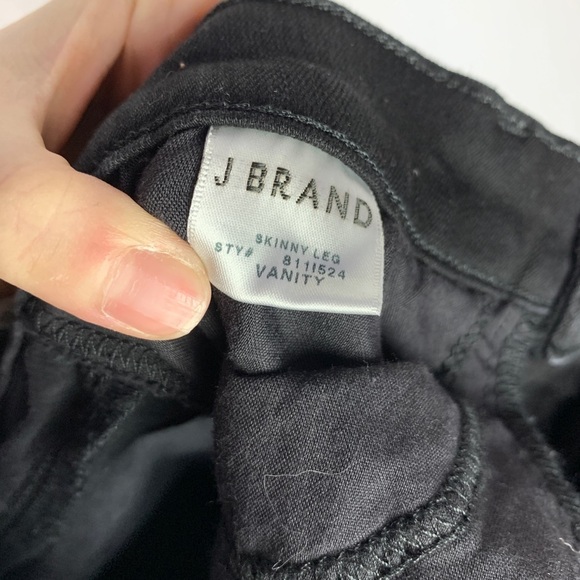 J brand skinny vanity black jeans - Picture 7 of 8